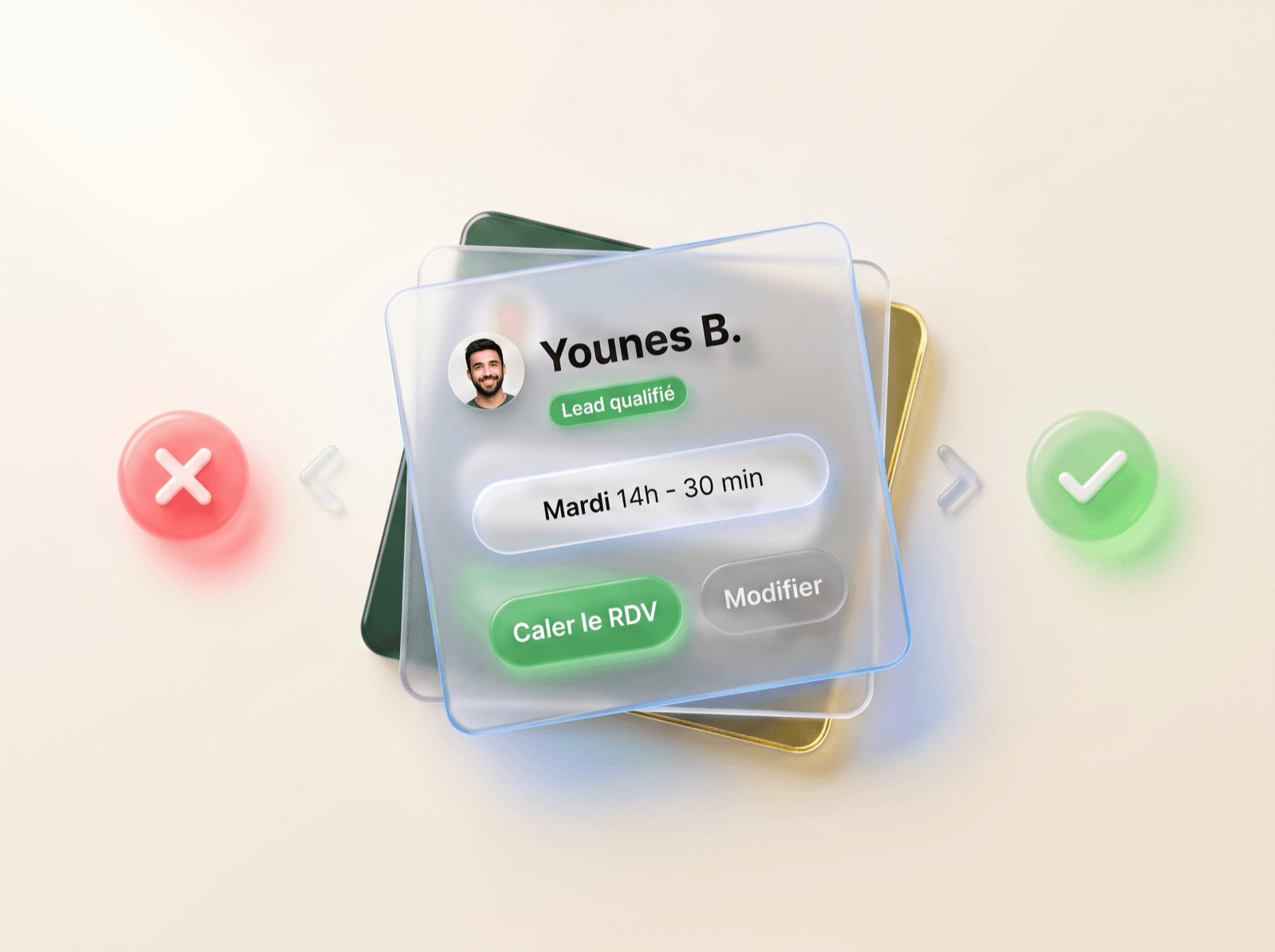 Tu valides ce que Rachid prépare.